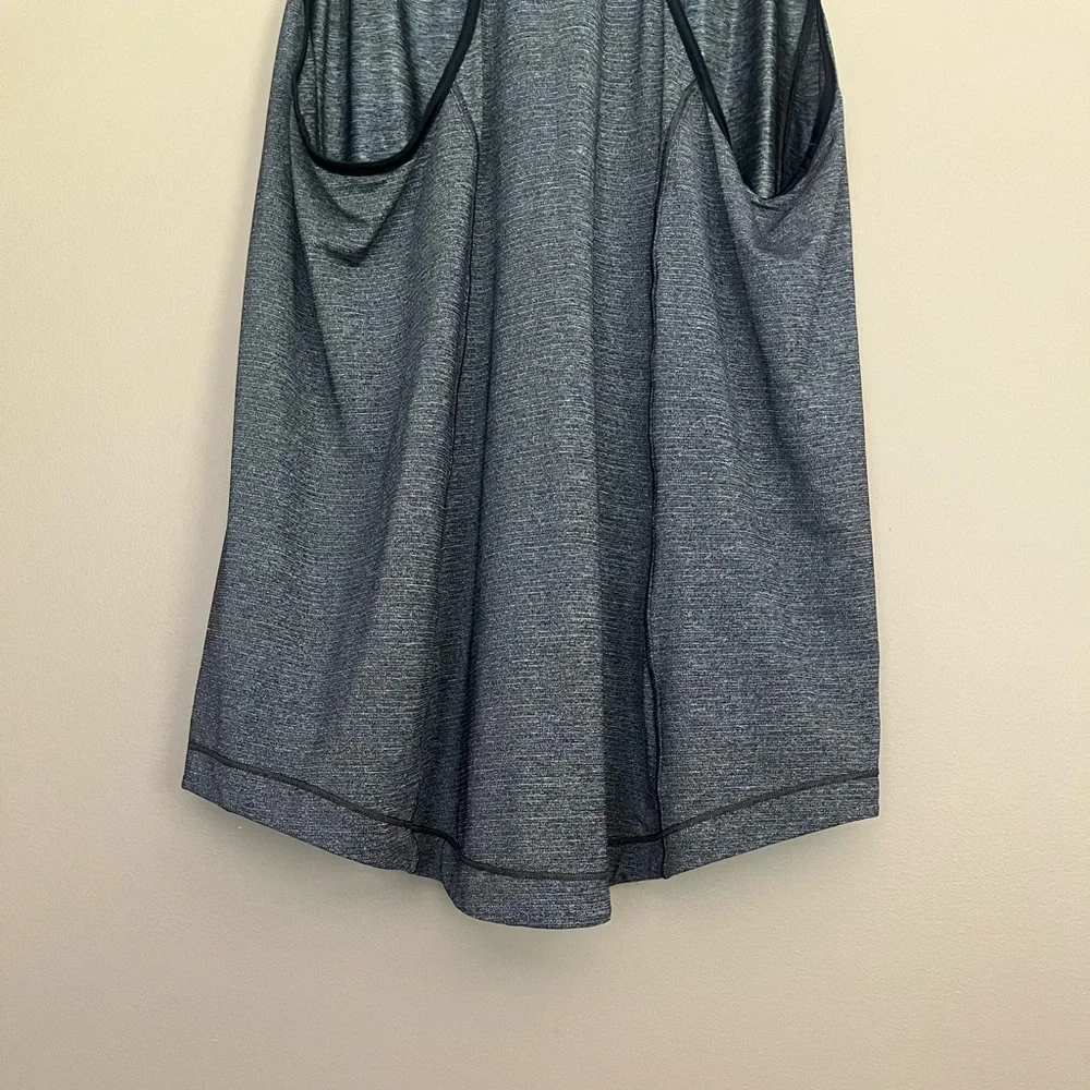 {Lululemon} Time To Sweat Tank in Heathered Black - Womens 6